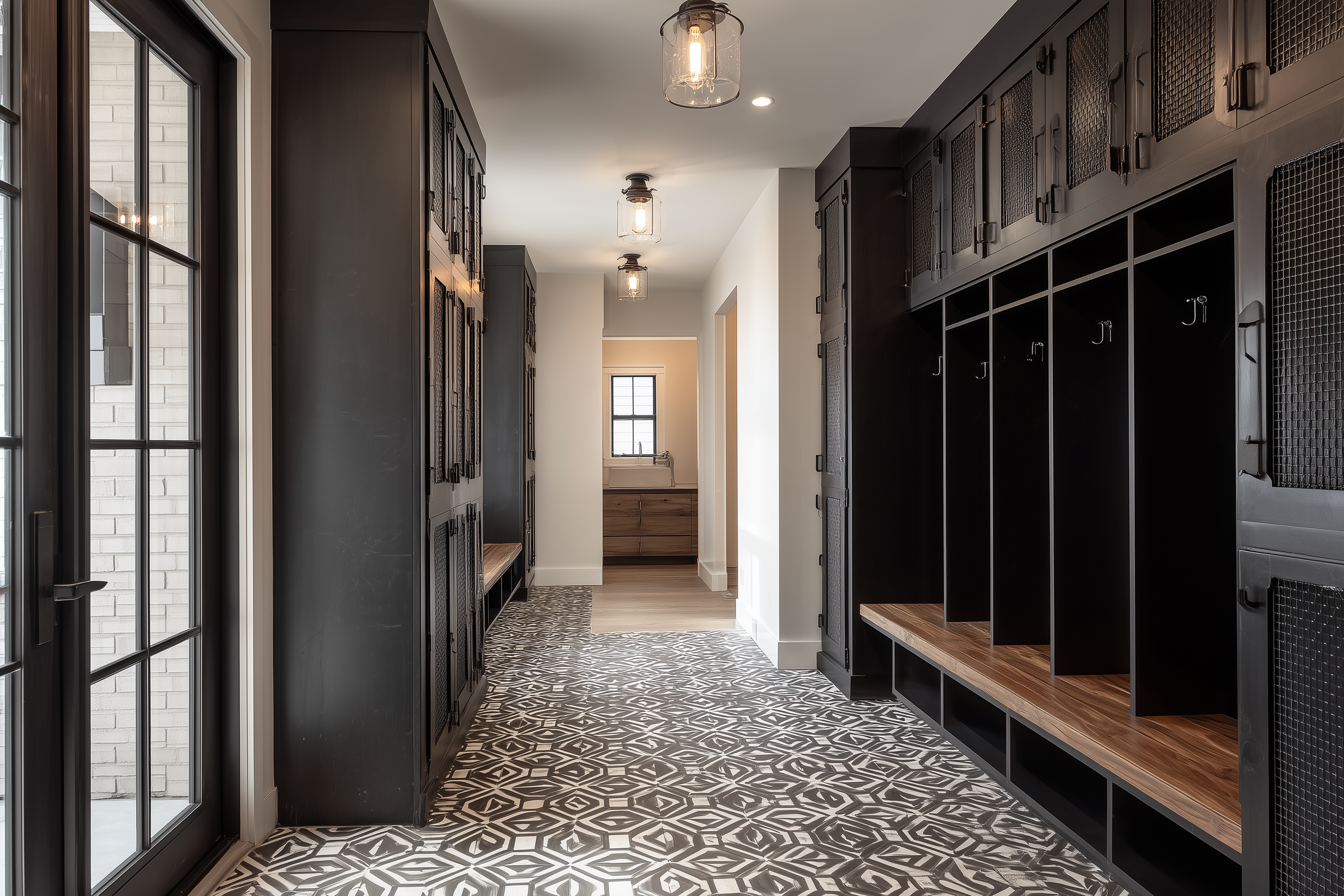 Industrial Mudroom